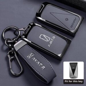 Zinc Alloy Car Key Case for Avatr 12 Avatar 06 07 MAX Ultra 2024 2025 2026 Accessories Fob Keychain Remote Cover Shell Housing Ring Holder